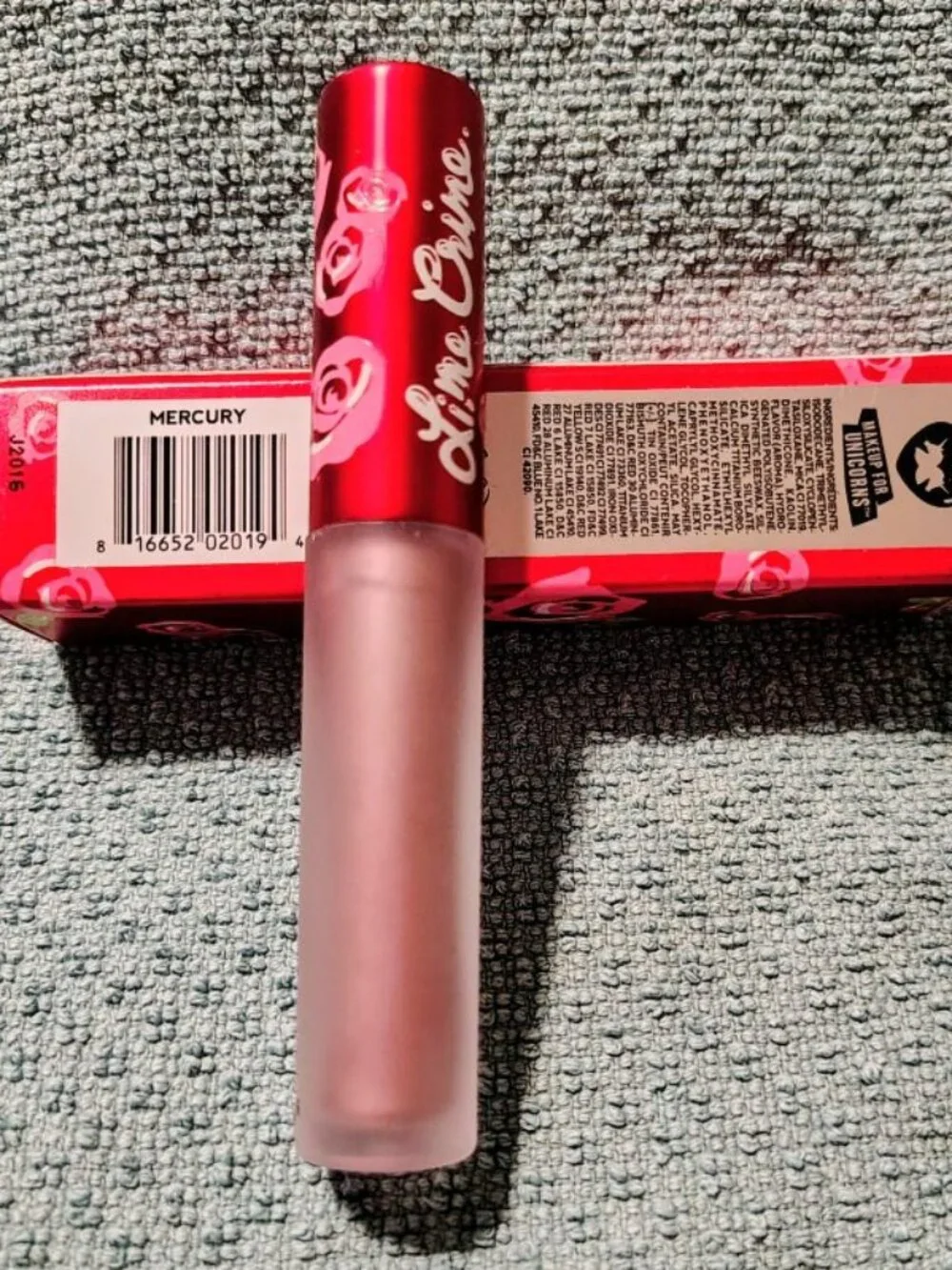 Lime Crime Velvetines Liquid Matte Lipstick in the shade Mercury